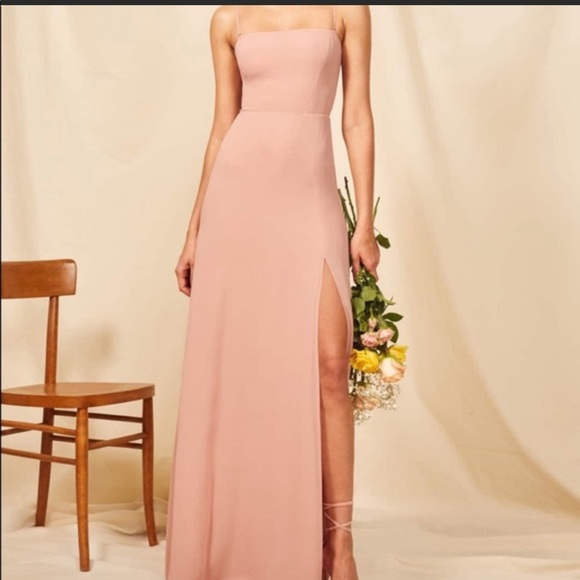 Reformation | Dresses | Reformation Ingrid Dress Blush Pink | Poshmark